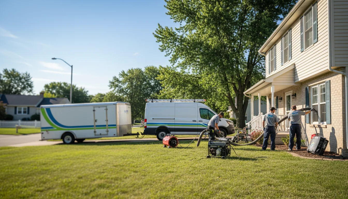 Flooded Basement Restoration And Cleanup With Repair in Black River, MI near me